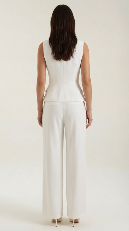 Completo Donna Gilet e Pantaloni Sartoriale