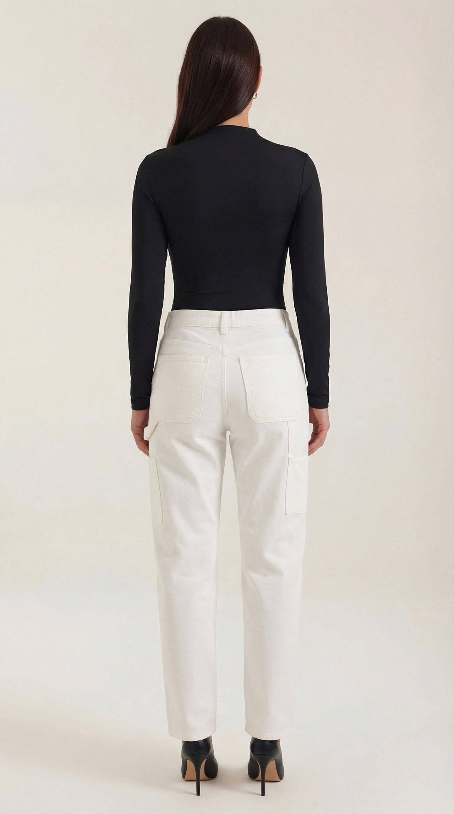Body Donna a Maniche Lunghe con Ruches