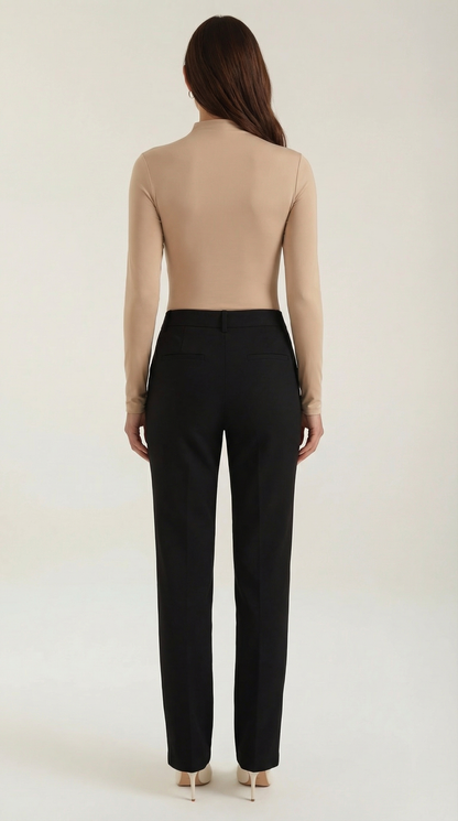 Body Donna a Maniche Lunghe con Ruches