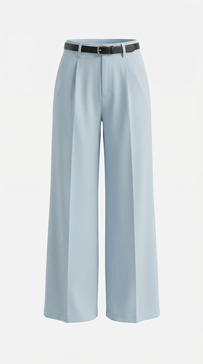 Pantaloni Donna a Gamba Larga Fluidi