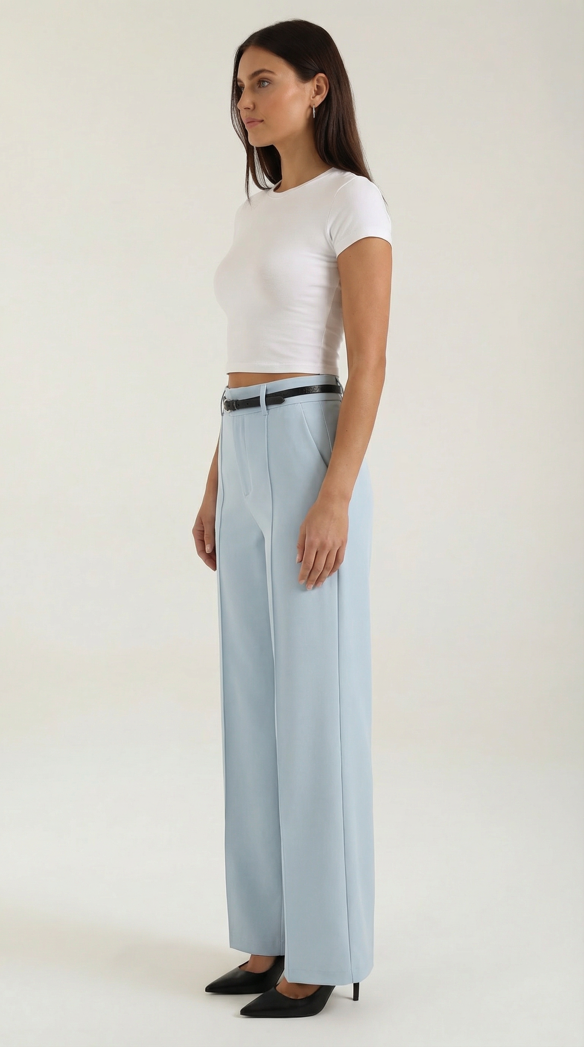 Pantaloni Donna a Gamba Larga Fluidi