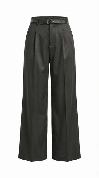 Pantaloni Donna a Gamba Larga Fluidi