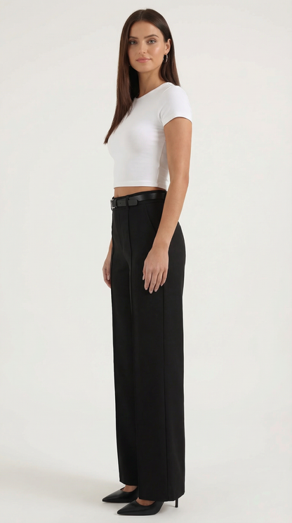 Pantaloni Donna a Gamba Larga Fluidi