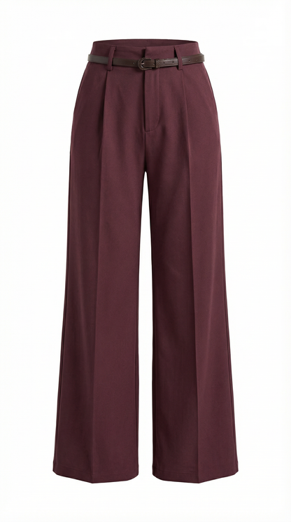 Pantaloni Donna a Gamba Larga Fluidi