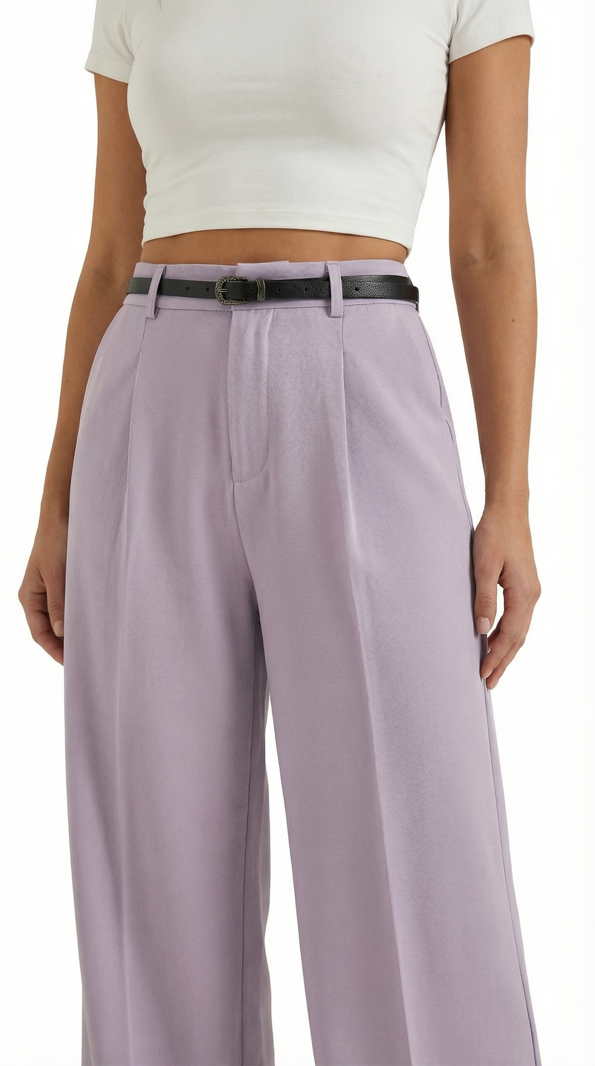 Pantaloni Donna a Gamba Larga Fluidi