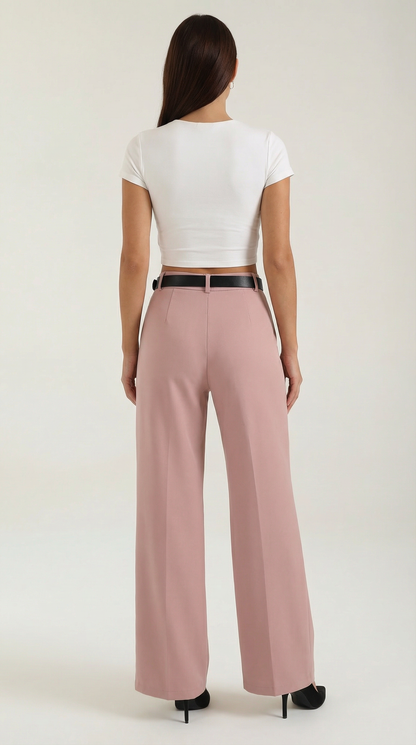 Pantaloni Donna a Gamba Larga Fluidi