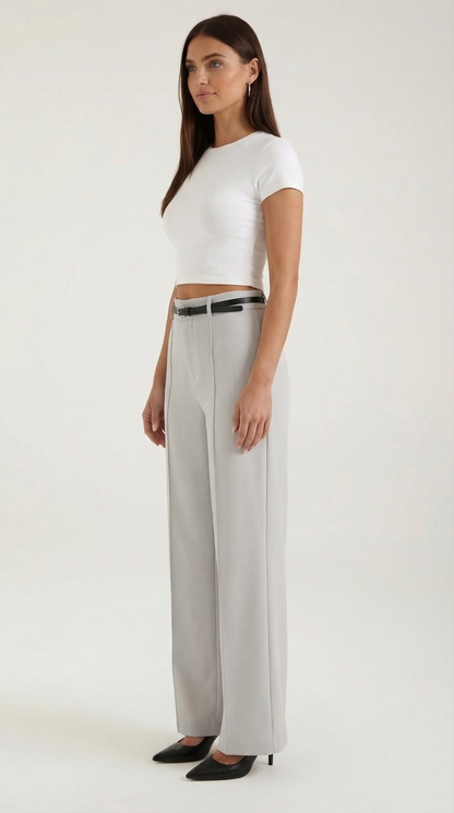 Pantaloni Donna a Gamba Larga Fluidi