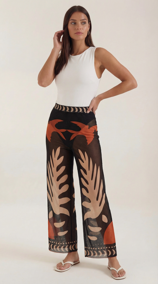 Pantaloni a Palazzo Donna Boho
