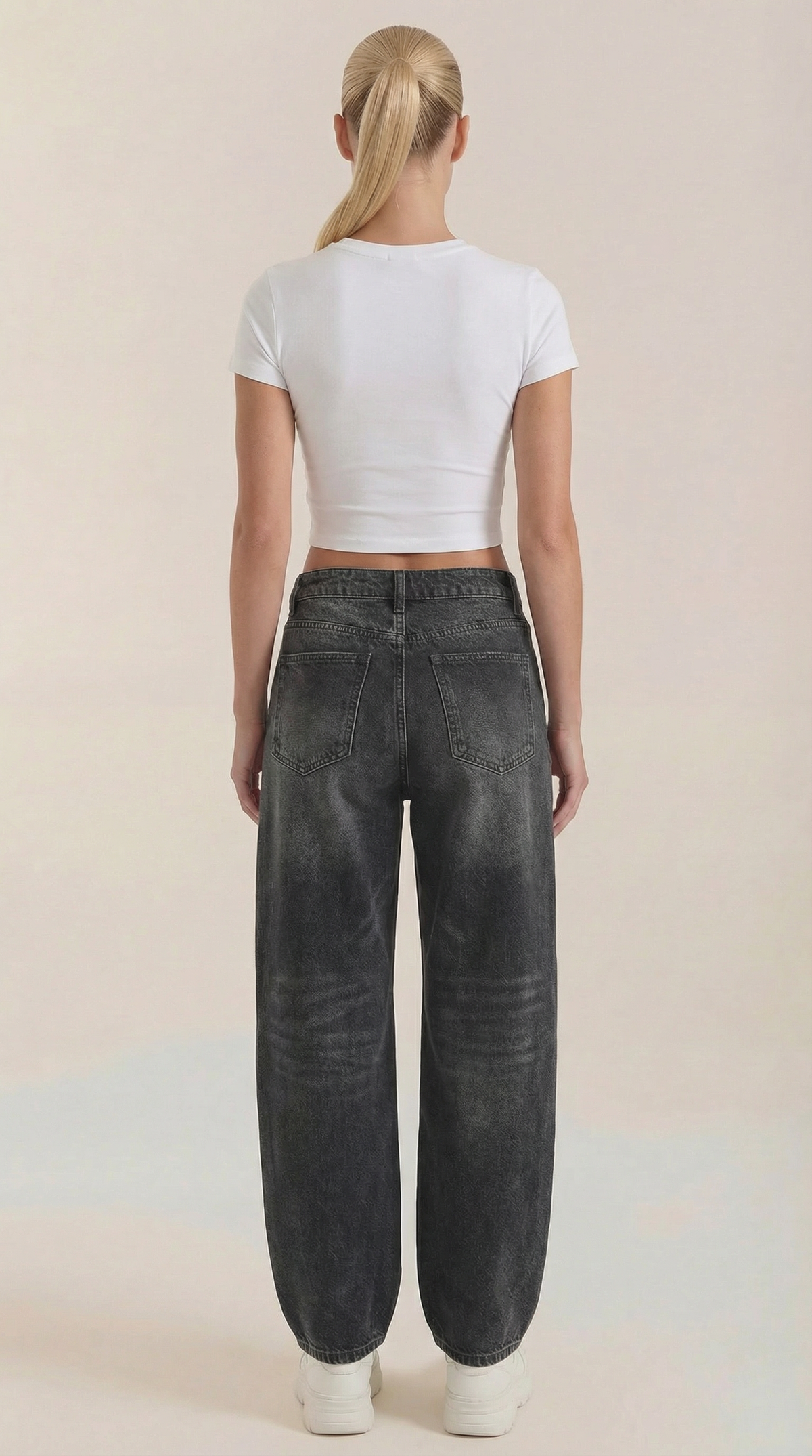 Jeans Donna a Gamba Larga