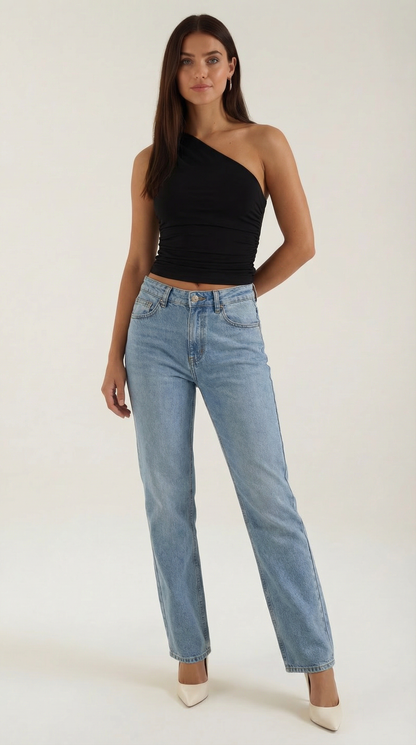 Top Donna Monospalla Elasticizzato