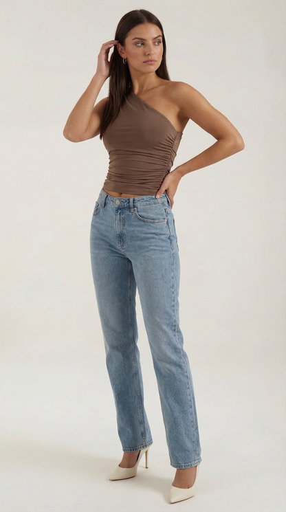 Top Donna Monospalla Elasticizzato
