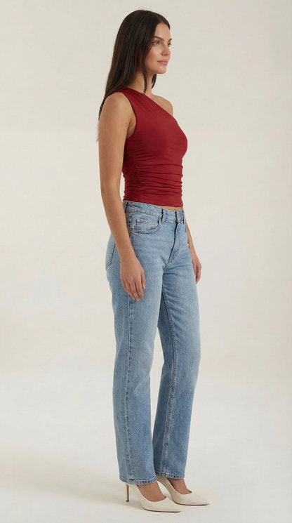 Top Donna Monospalla Elasticizzato