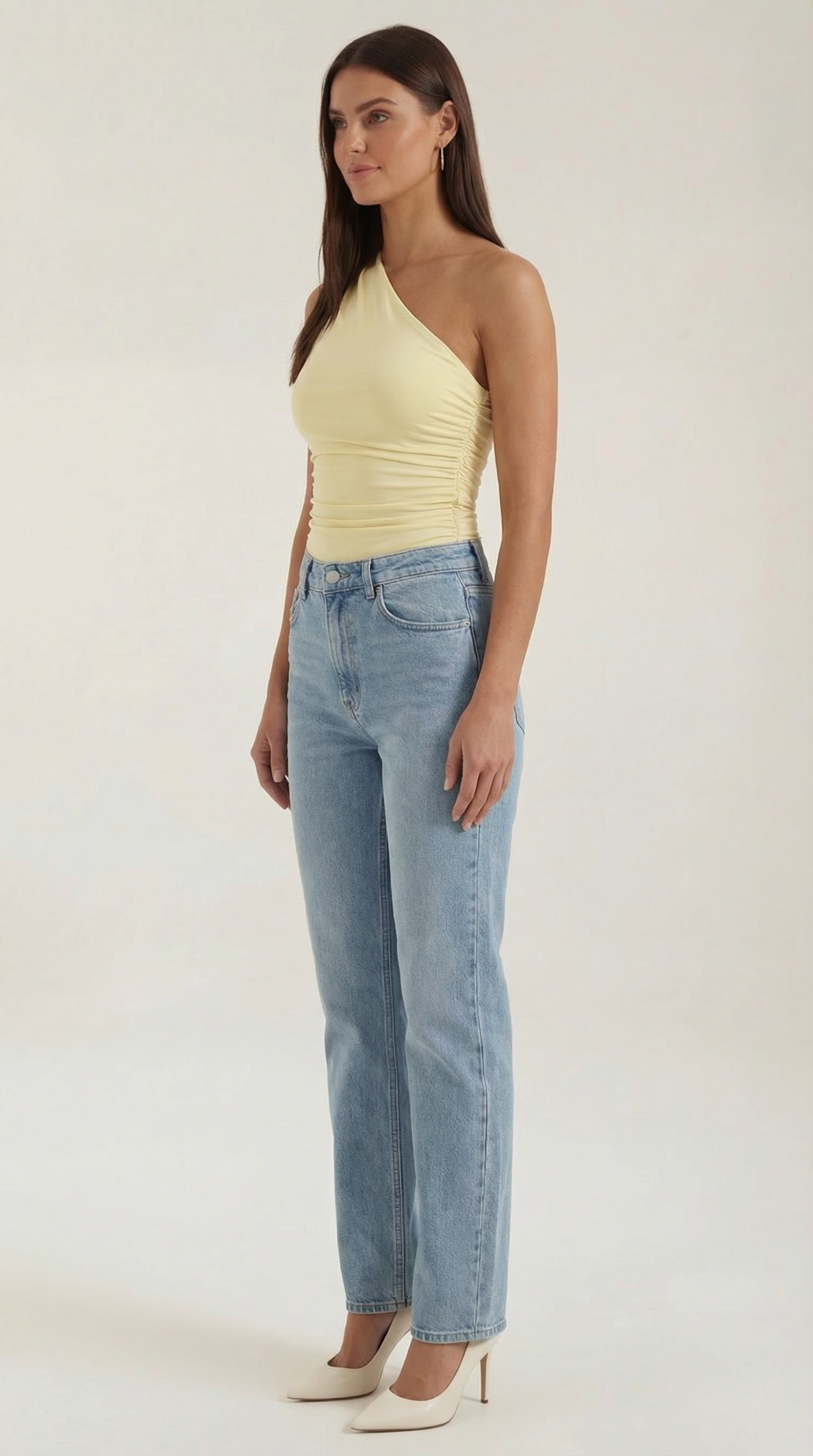 Top Donna Monospalla Elasticizzato