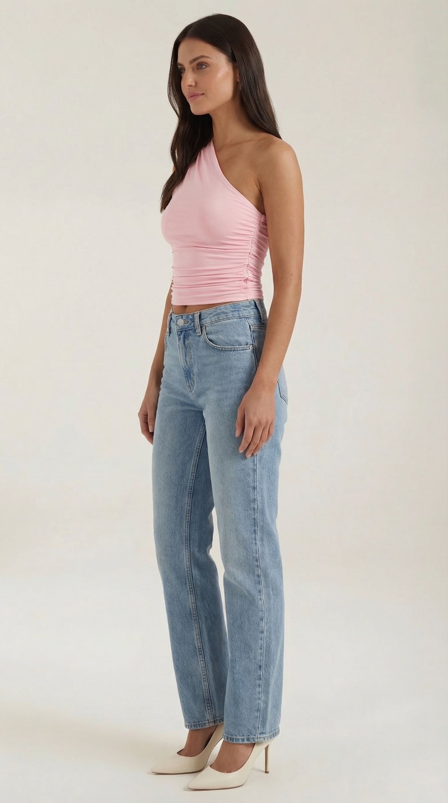 Top Donna Monospalla Elasticizzato