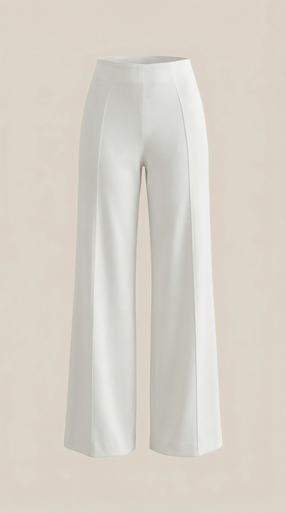 Pantaloni Donna Larghi a Vita Media