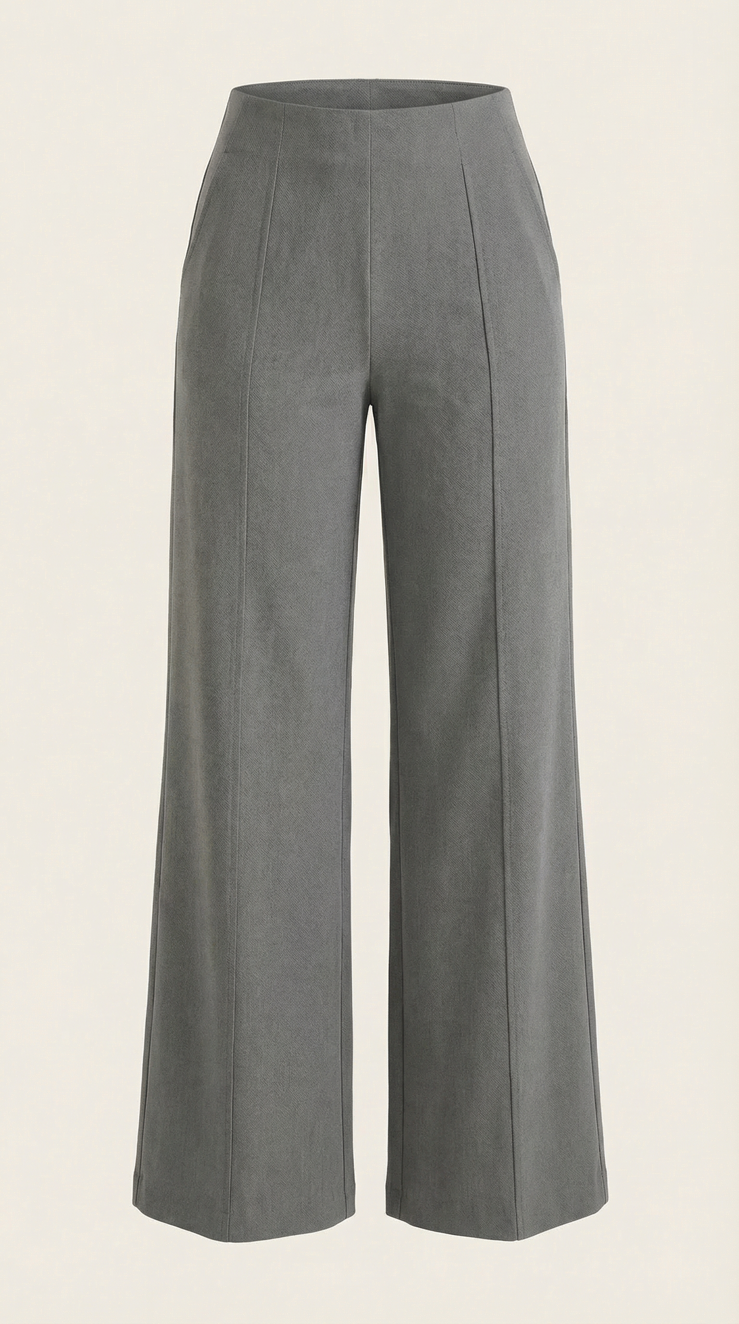 Pantaloni Donna Larghi a Vita Media