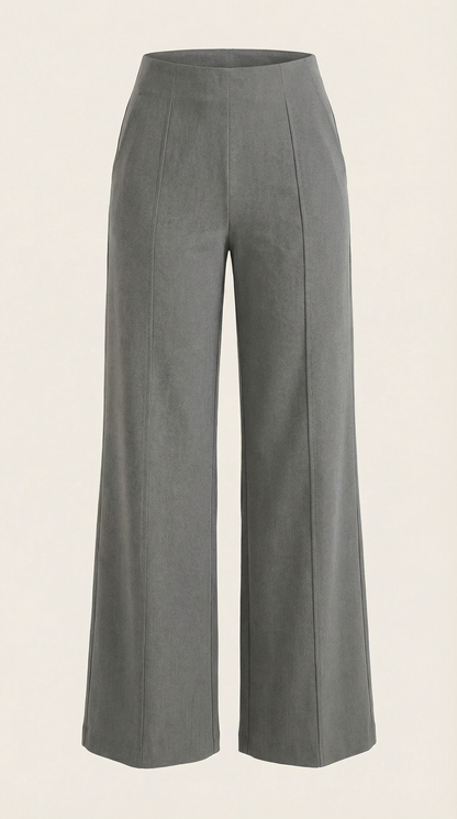 Pantaloni Donna Larghi a Vita Media