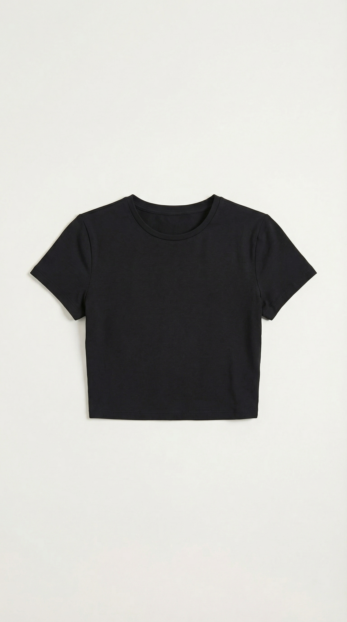Top Crop Donna Elasticizzato Minimal