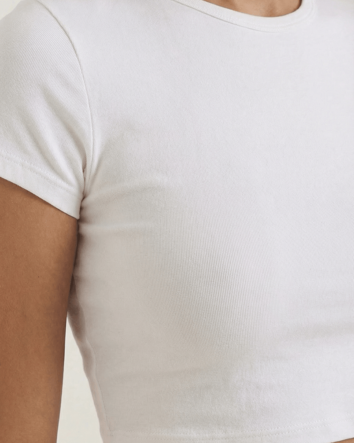 Top Crop Donna Elasticizzato Minimal