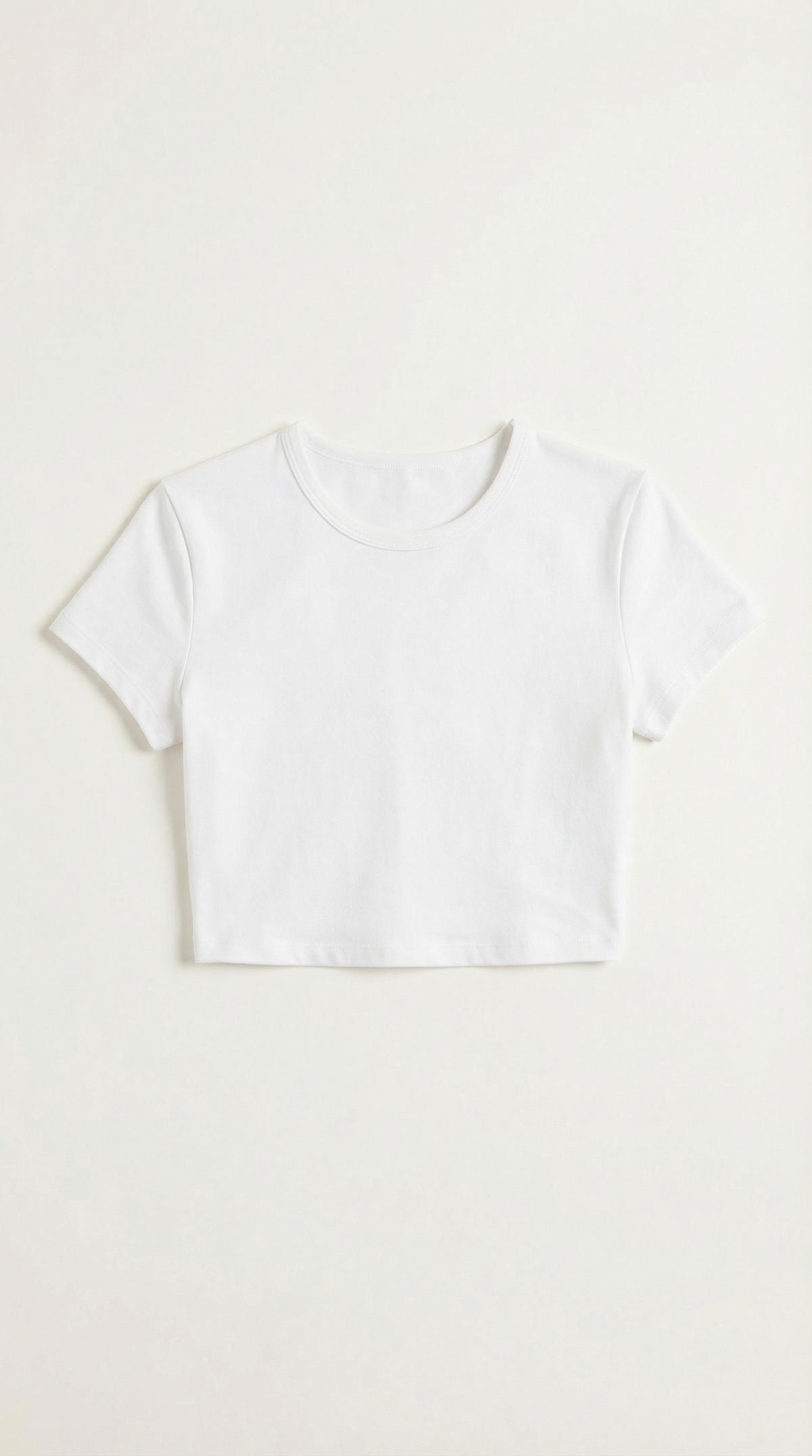 Top Crop Donna Elasticizzato Minimal