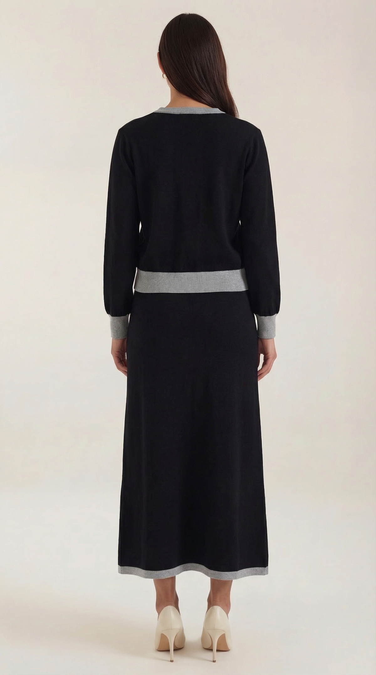 Set Donna Maglia e Gonna Midi Coordinato