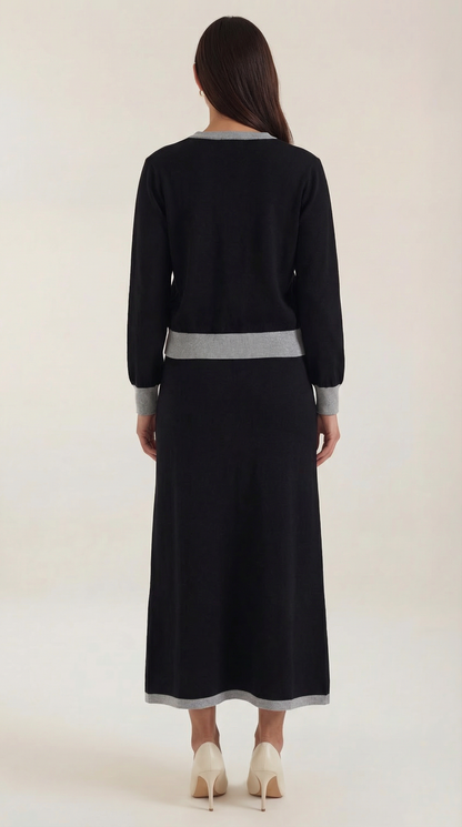 Set Donna Maglia e Gonna Midi Coordinato