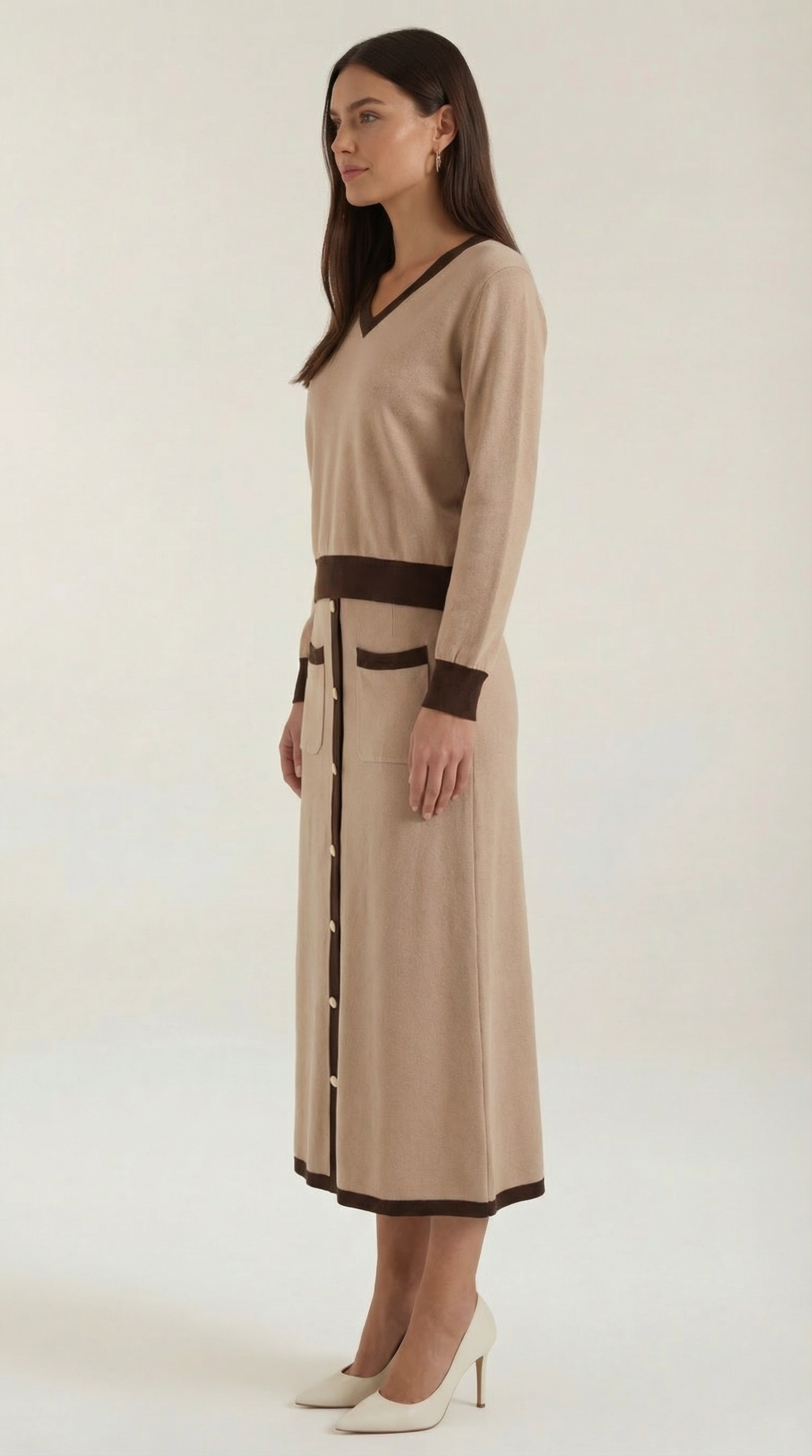 Set Donna Maglia e Gonna Midi Coordinato