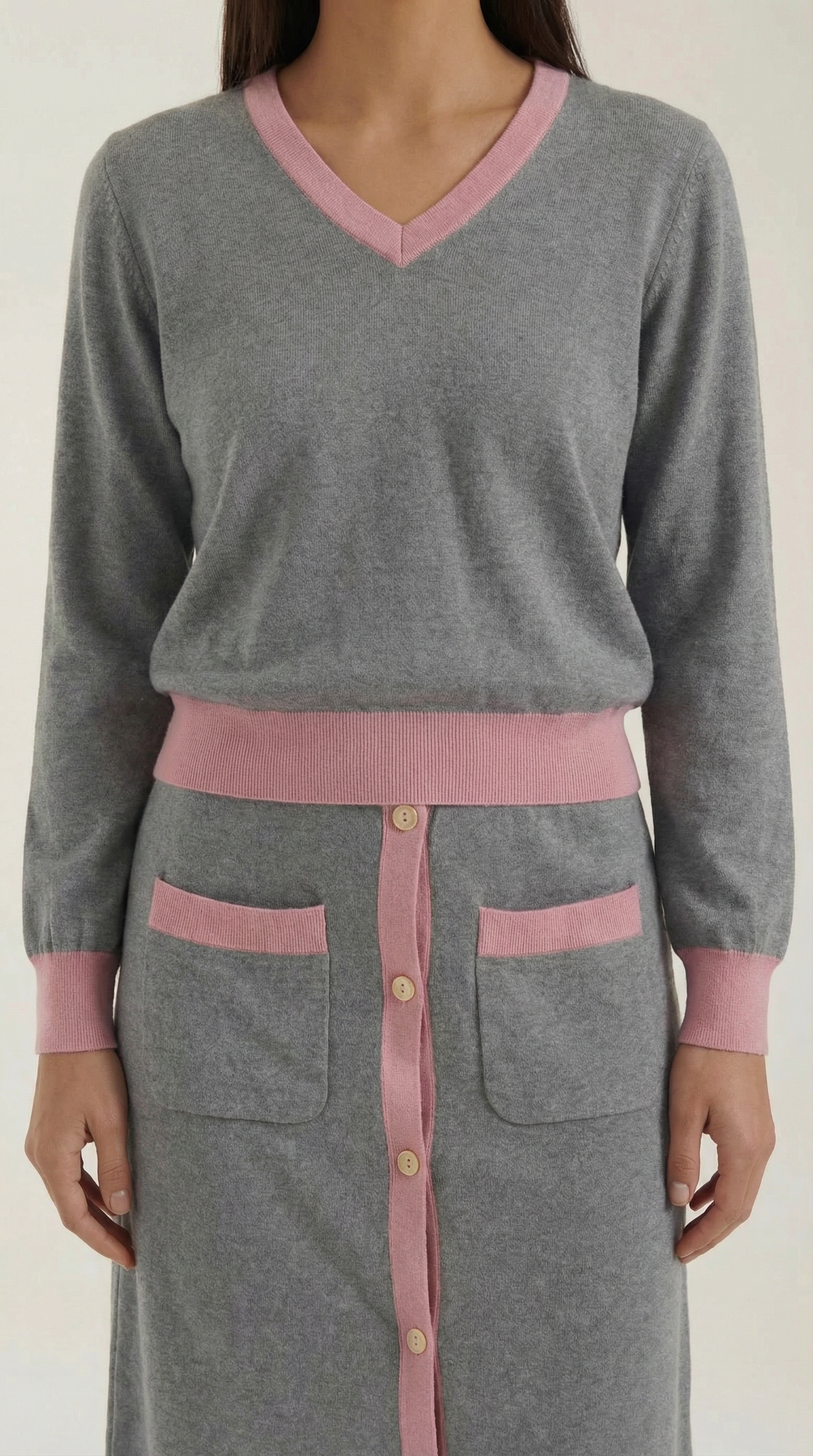 Set Donna Maglia e Gonna Midi Coordinato