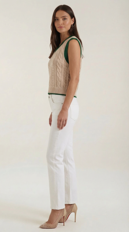Gilet Donna in Maglia a Trecce