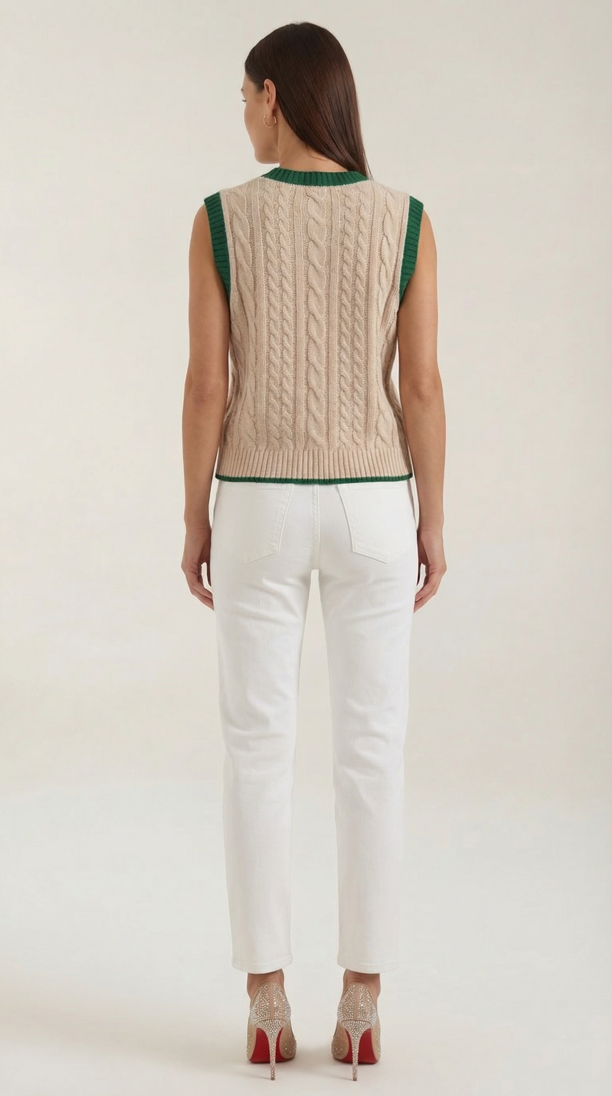 Gilet Donna in Maglia a Trecce