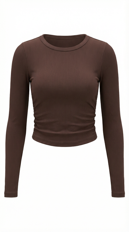 Top Crop Donna a Coste