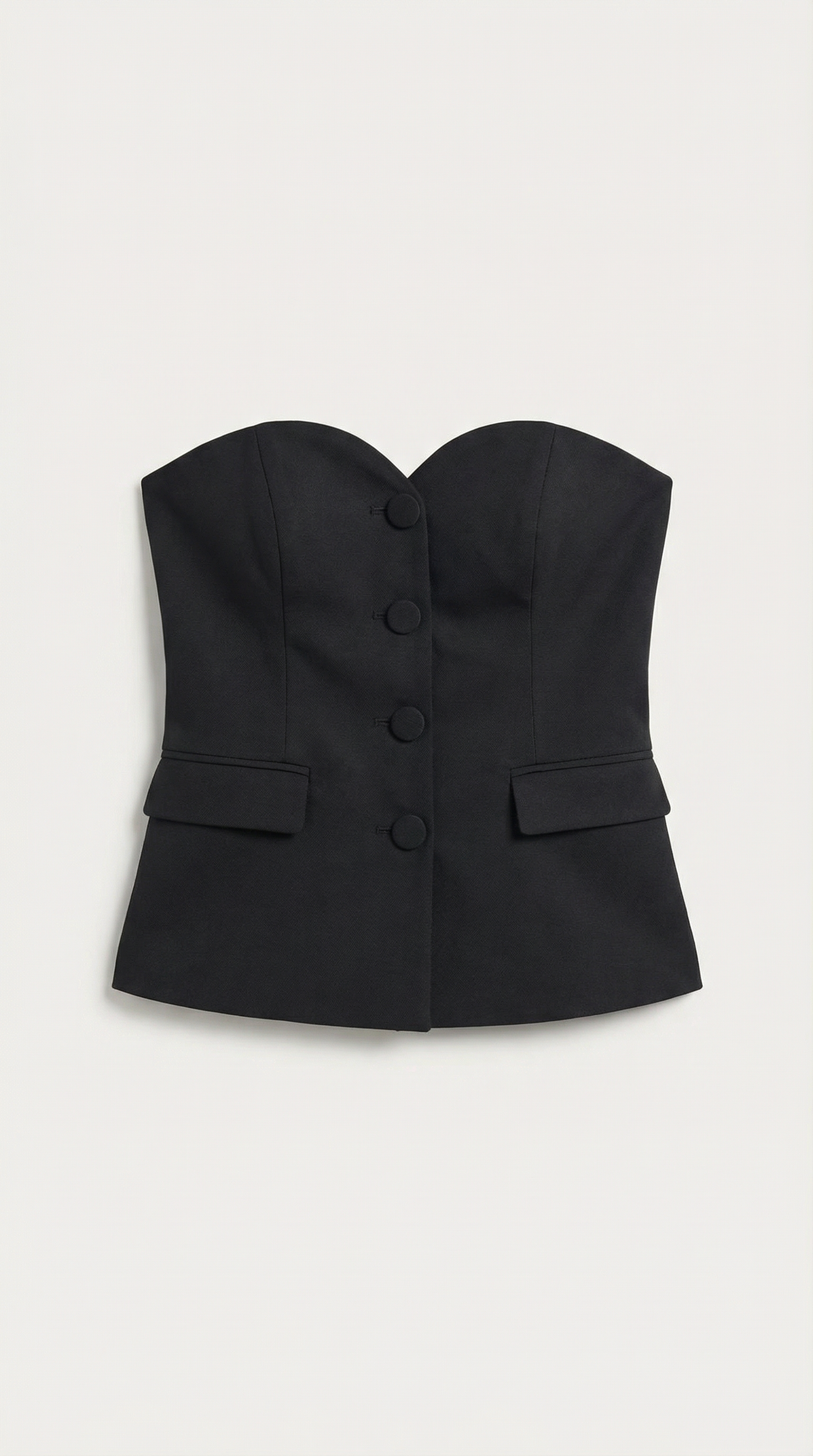 Top Blazer Donna Senza Spalline