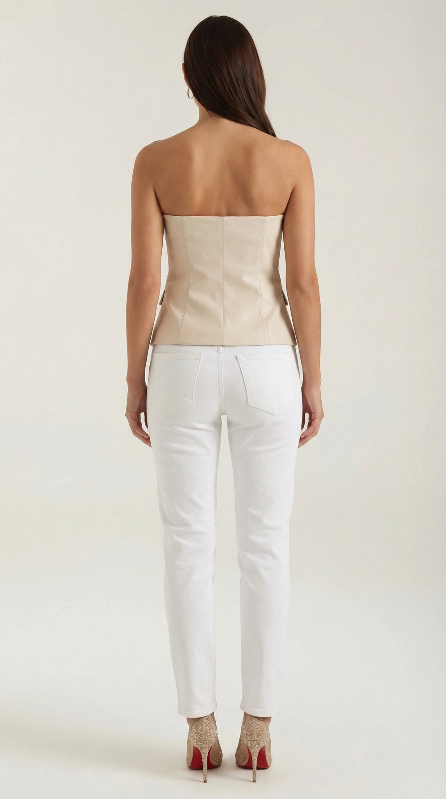 Top Blazer Donna Senza Spalline