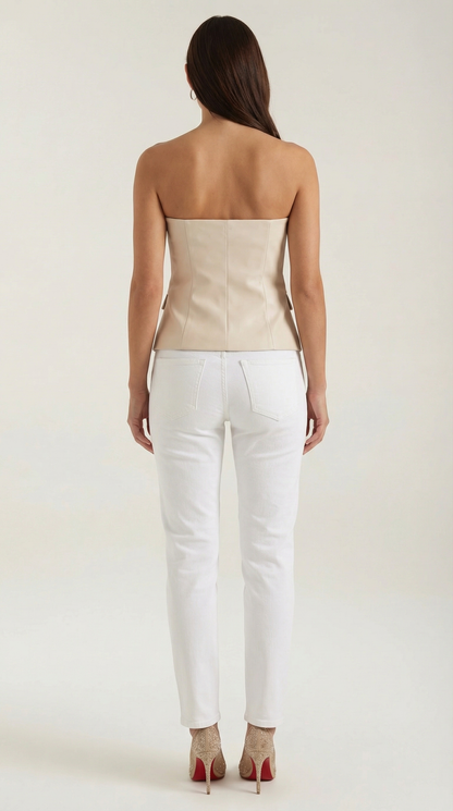Top Blazer Donna Senza Spalline