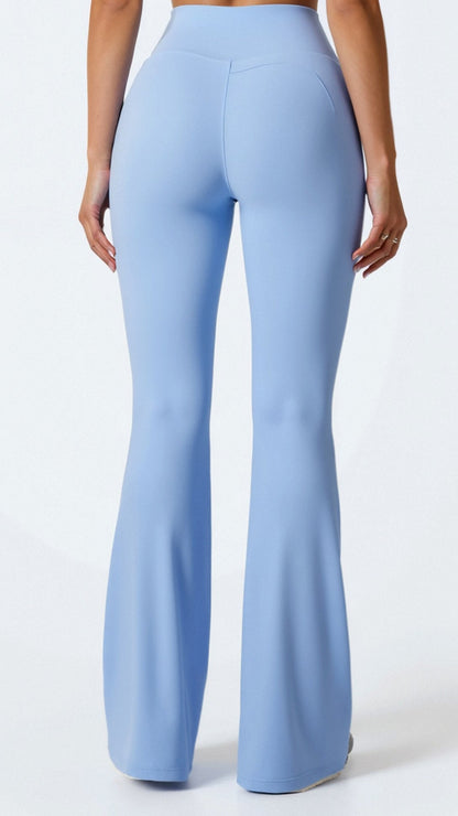 Leggings Donna a Zampa Vita Alta