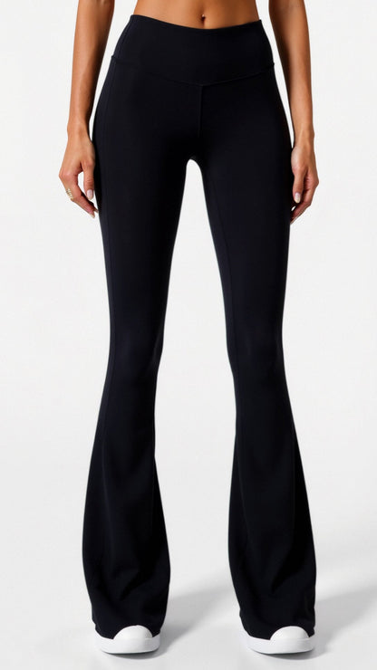 Leggings Donna a Zampa Vita Alta