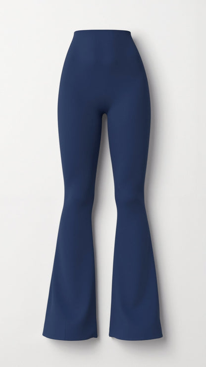 Leggings Donna a Zampa Vita Alta