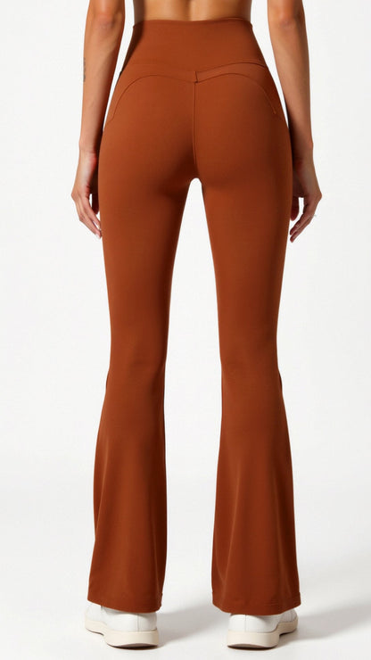 Leggings Donna a Zampa Vita Alta