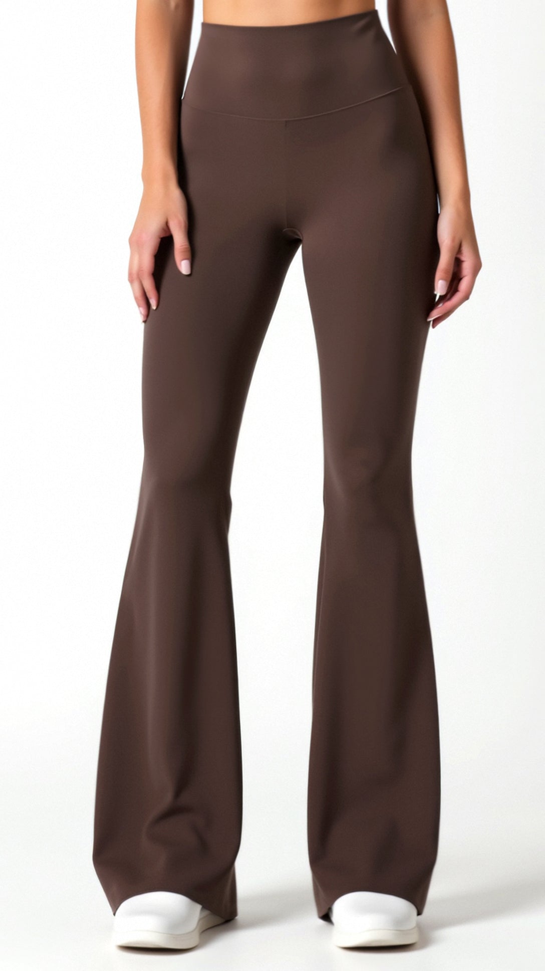 Leggings Donna a Zampa Vita Alta