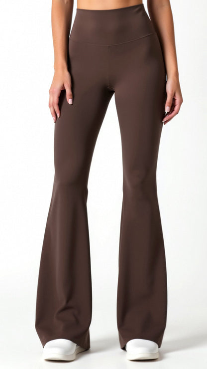 Leggings Donna a Zampa Vita Alta