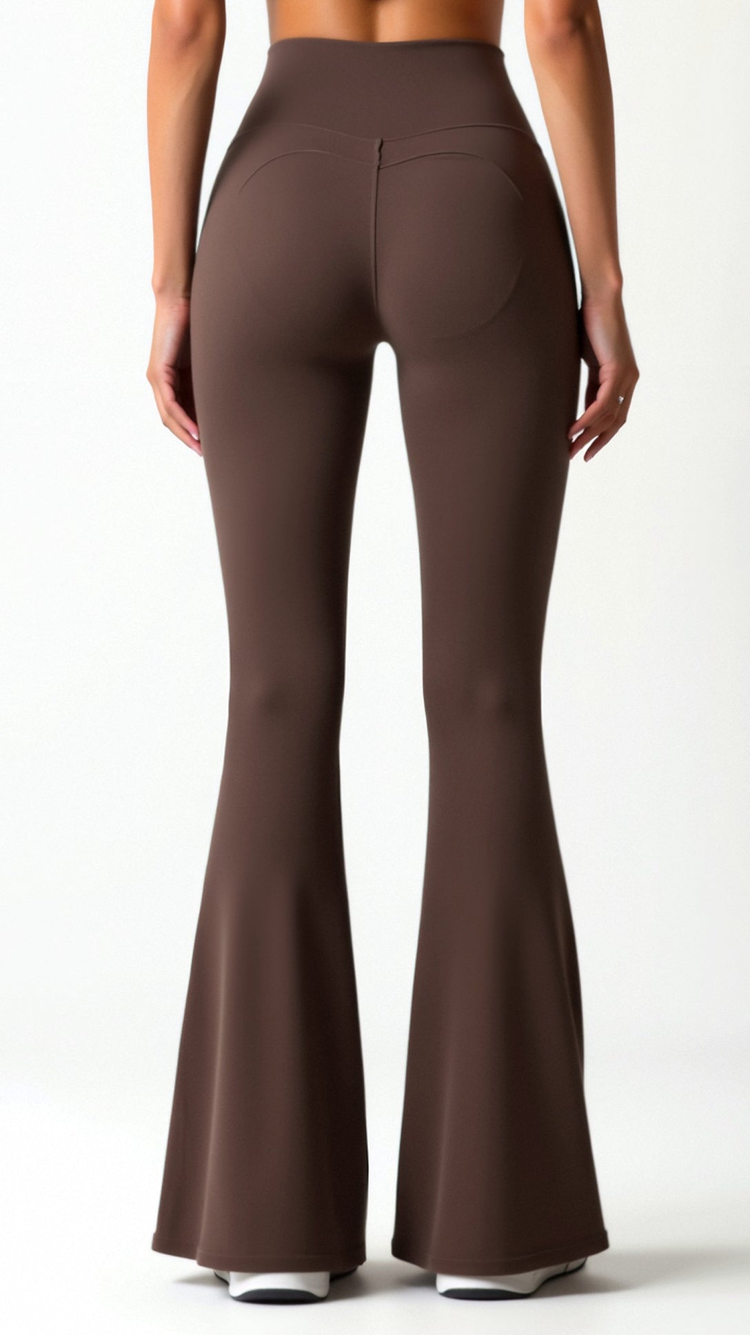 Leggings Donna a Zampa Vita Alta