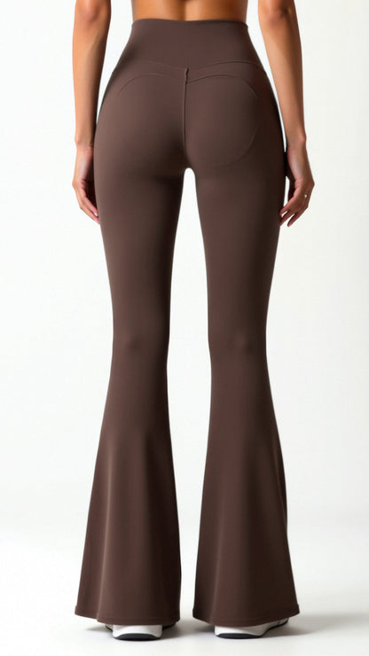 Leggings Donna a Zampa Vita Alta