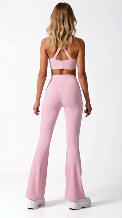 Leggings Donna a Zampa Vita Alta