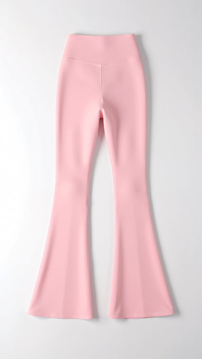 Leggings Donna a Zampa Vita Alta