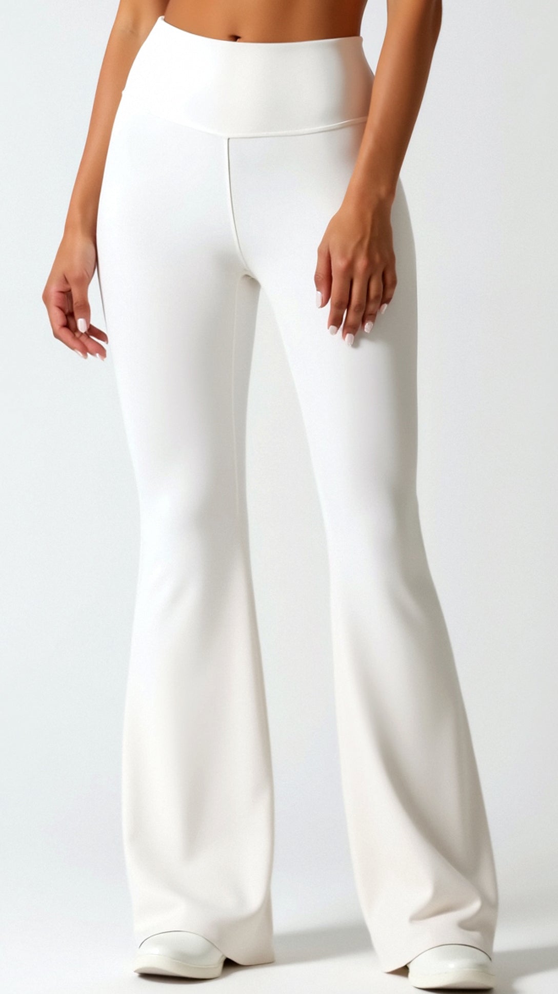 Leggings Donna a Zampa Vita Alta
