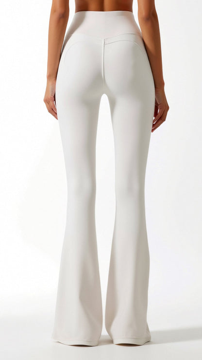 Leggings Donna a Zampa Vita Alta