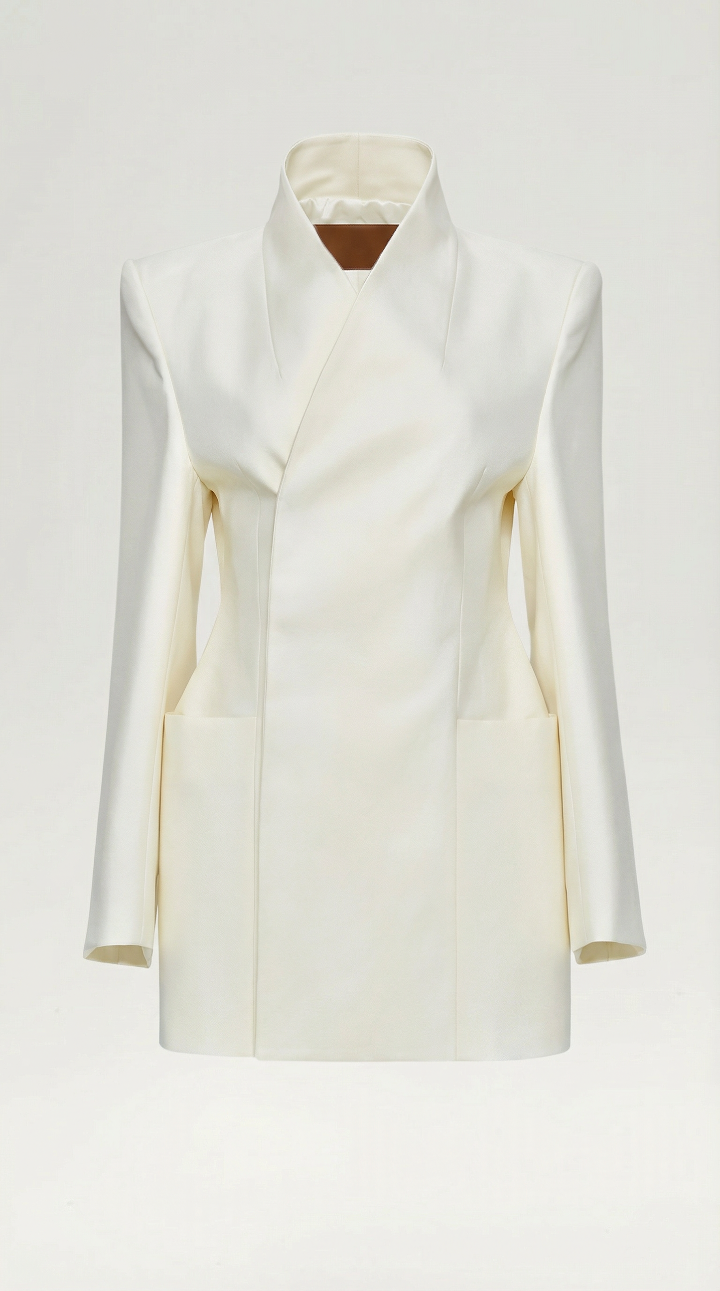 Abito Blazer Corto Donna con Chiusura Asimmetrica