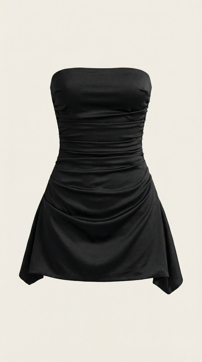 Abito Corto Donna Strapless