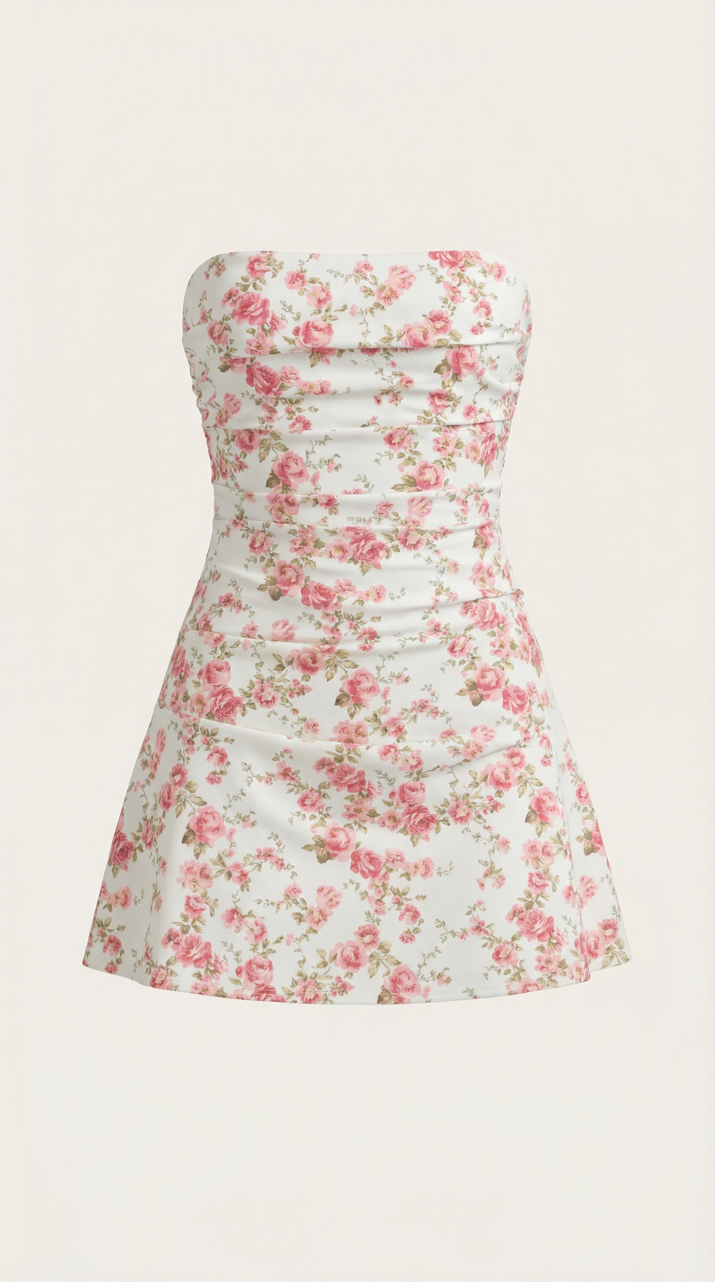 Abito Corto Donna Strapless