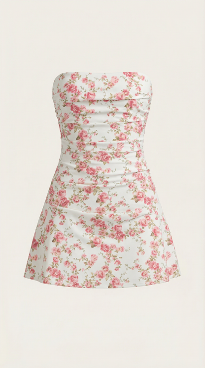 Abito Corto Donna Strapless